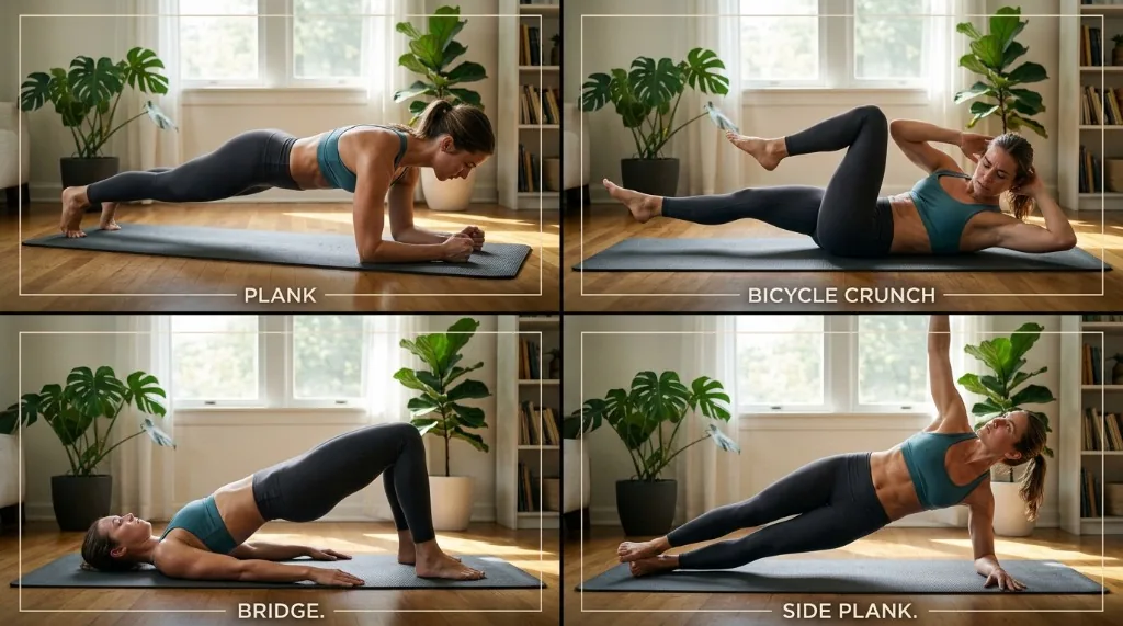 Supporting illustration 2 for Core Exercises That Support Back Strength