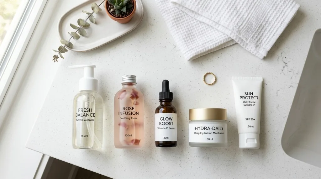 Supporting illustration 4 for A Simple Morning Skin-Care Routine