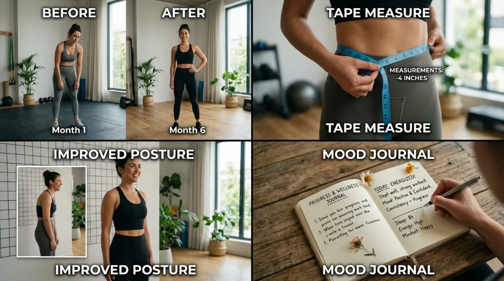 Supporting illustration 4 for How to Track Fitness Progress Without Obsessing Over the Scale: Effective Tips