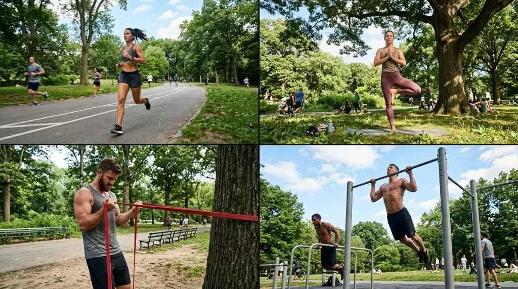 Supporting illustration 5 for Outdoor Exercise Ideas Beyond the Gym
