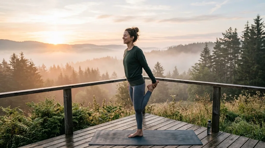 Supporting illustration 2 for Building Flexibility Through Consistent Stretching