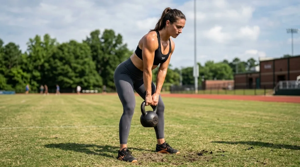 Supporting illustration 3 for Kettlebell Hang Exercise: Build Strength, Grip, and Core Stability