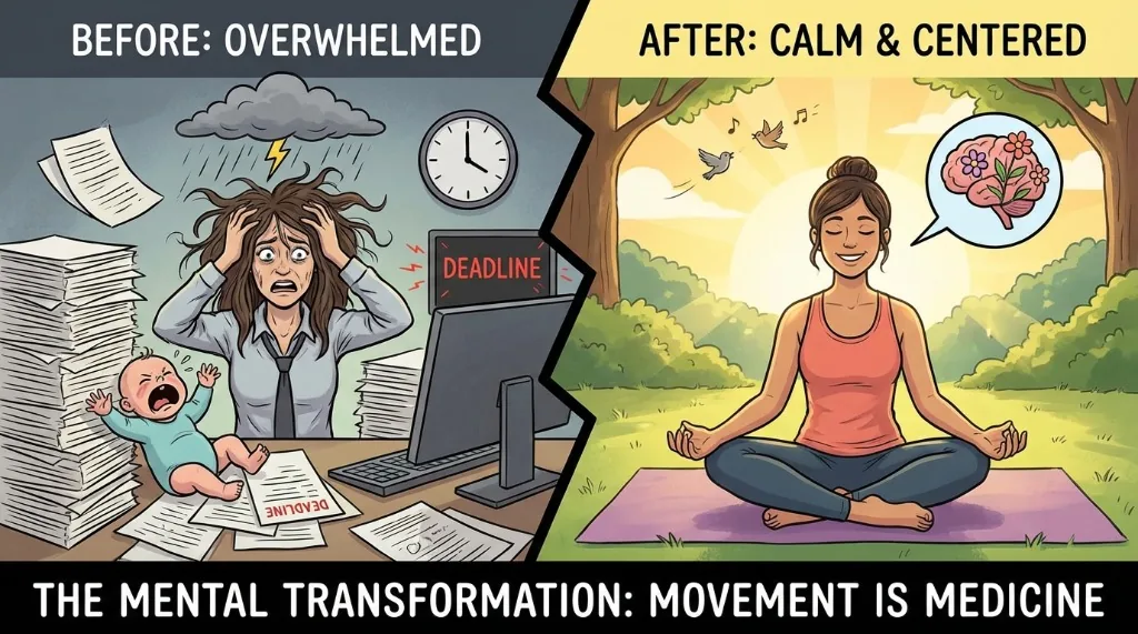 Supporting illustration 2 for Exercise and Mental Health: Benefits and Limits