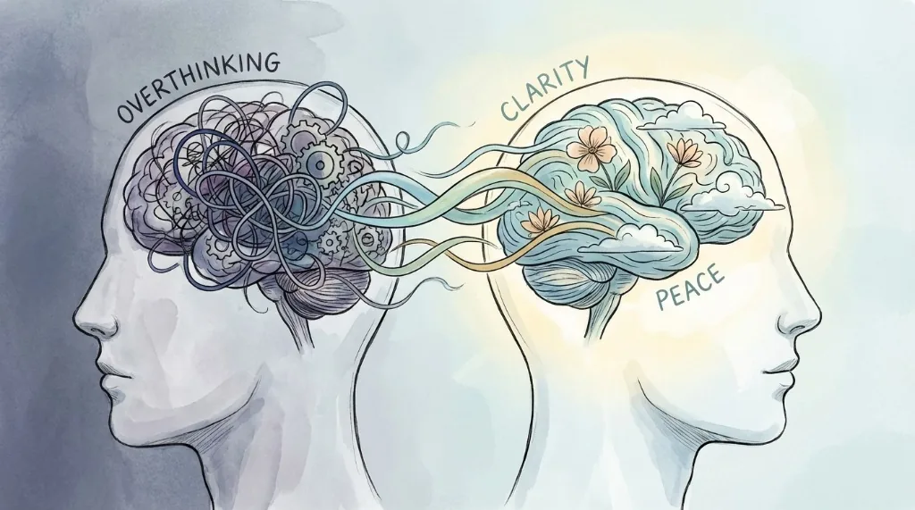 Supporting illustration 4 for Managing Overthinking and Finding Support