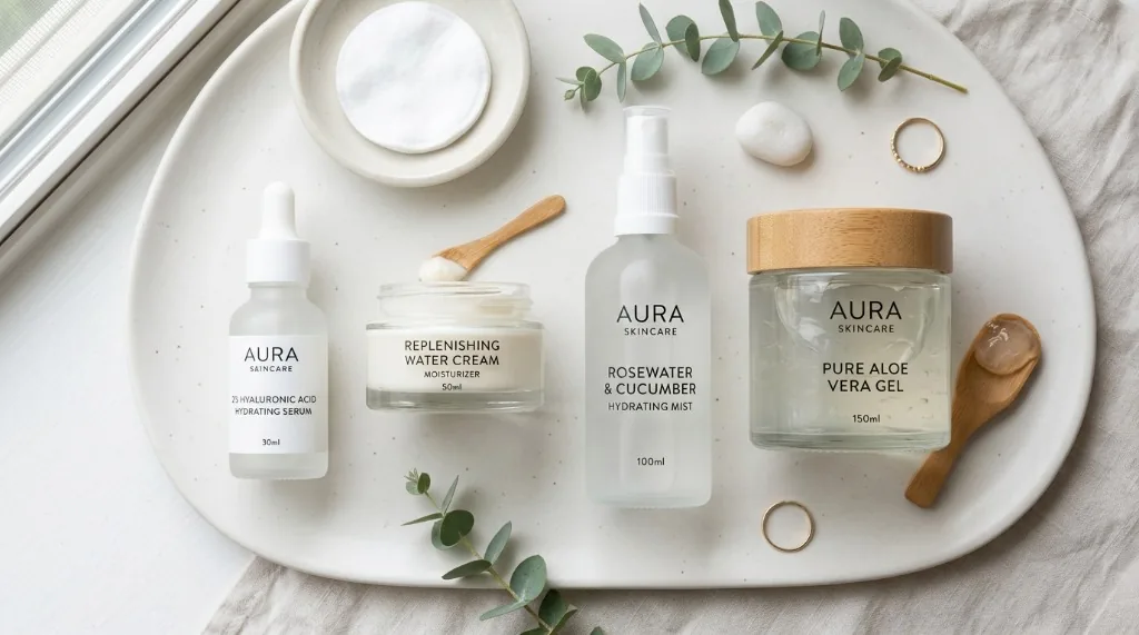 Polyglutamic Acid and Hyaluronic Acid for Hydration