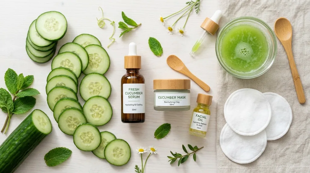 Supporting illustration 4 for Cucumber for Skin: Evidence, Limits, and Safety