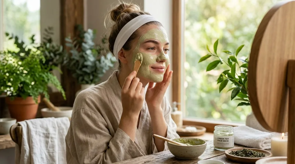 Green Tea for Skin: Evidence, Limits, and Safety