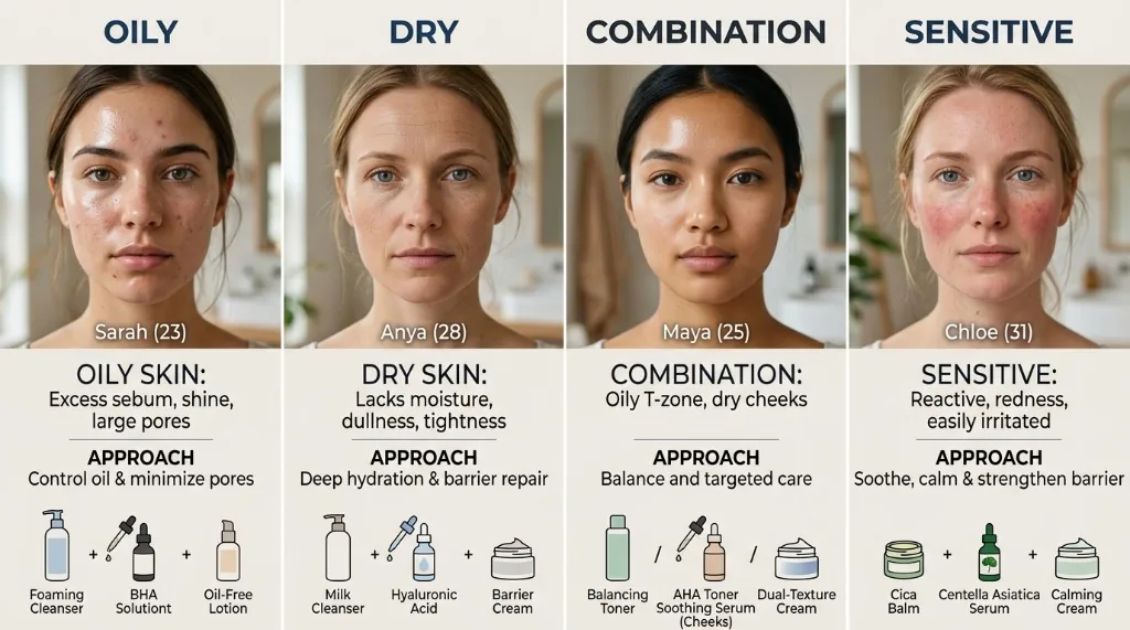 Supporting illustration 2 for How to Build a Skincare Routine for Your Skin Type: A Complete Beginner’s Guide
