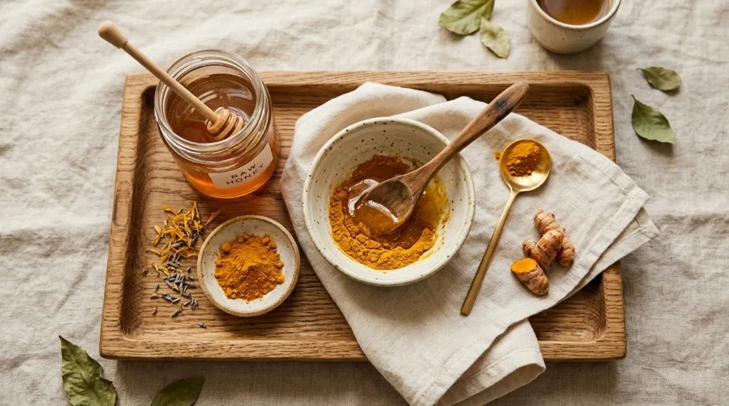 Supporting illustration 3 for Turmeric and Honey for Skin: Evidence, Limits, and Safety