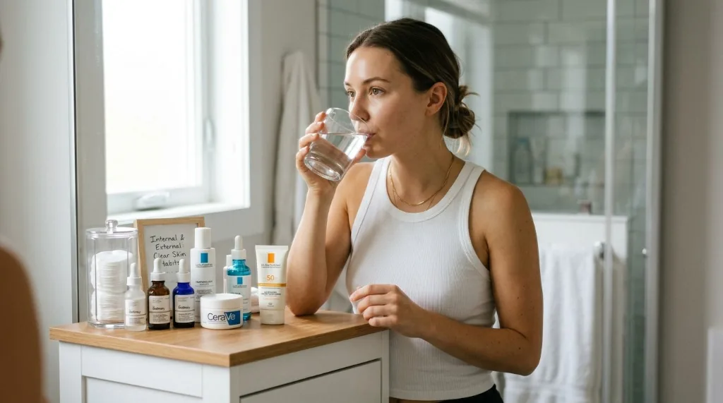 Simple Daily Skincare Habits for Clear Skin: Step-by-Step Guide for a Healthy Glow