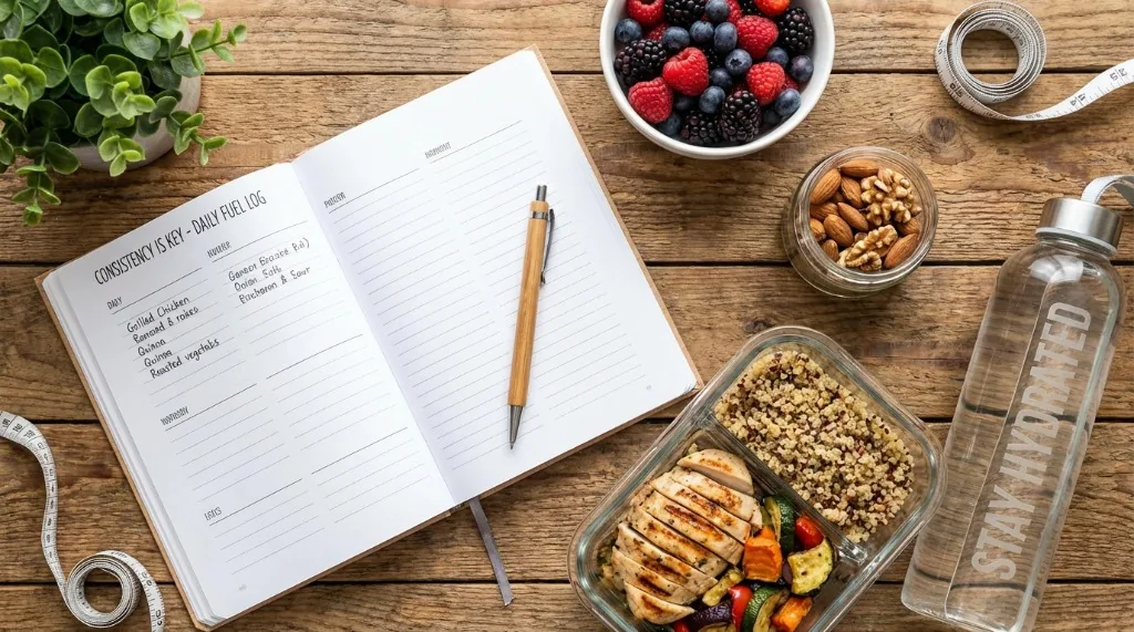 Supporting illustration 3 for How to Stay Consistent with Your Diet Plan: Tips for Long-Term Success