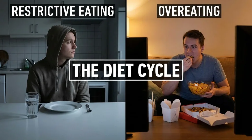 Supporting illustration 4 for Common Dieting Mistakes That Cause Weight Gain and How to Avoid Them